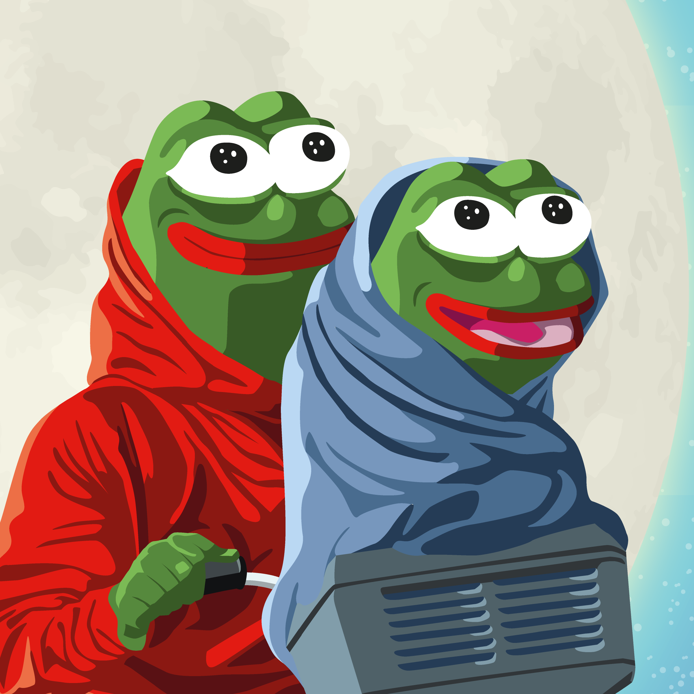 Pepe atop a Skyscraper | Foundation