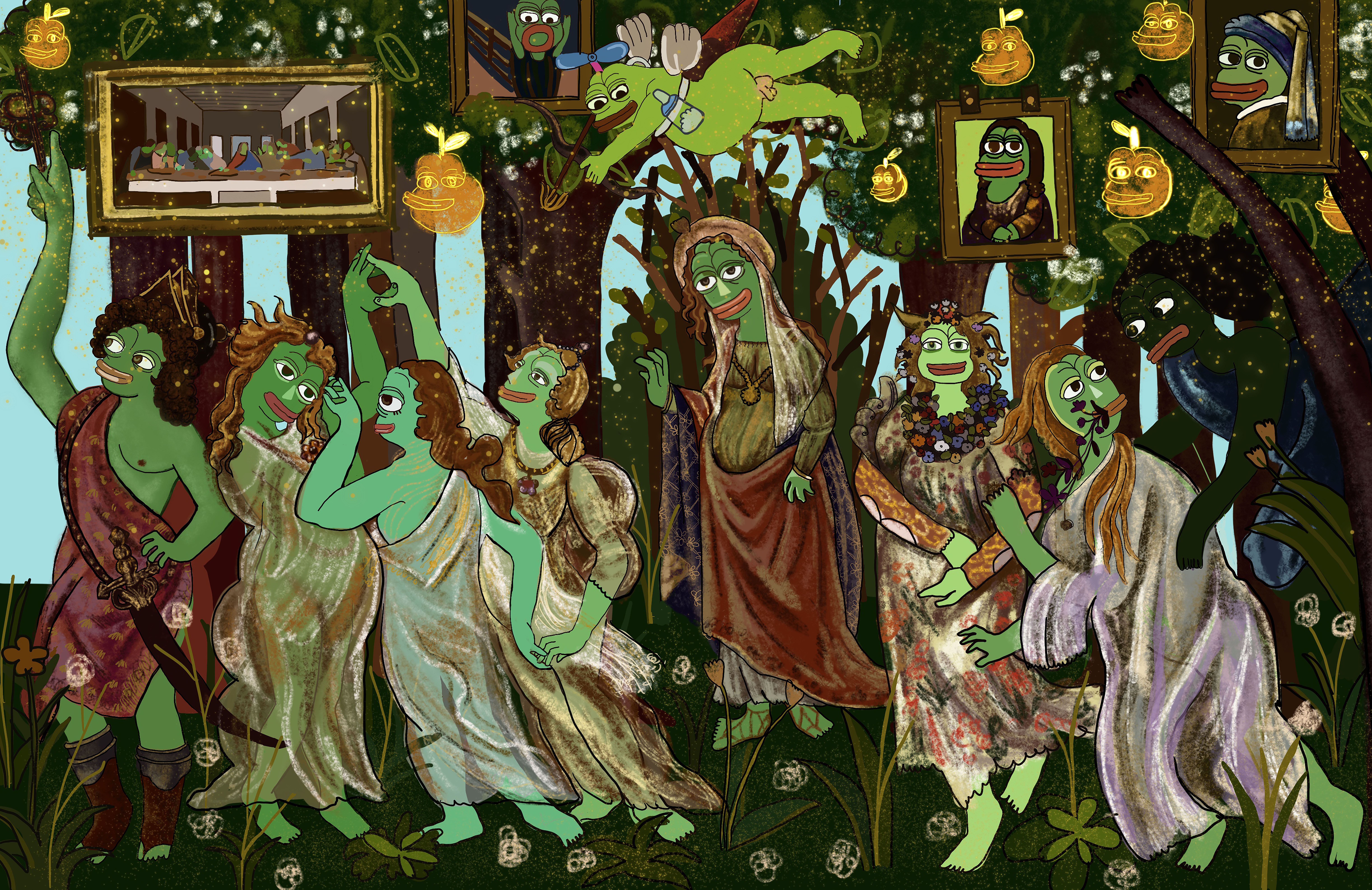 PEPECASSO and Van Gogh's 